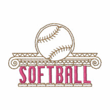 Softball Broderad Jacka