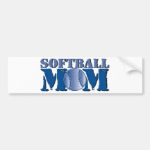 Softballmamma Bildekaler