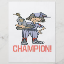 Softballmästare Custom Flyer