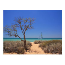 Sol hav, Sand - apa Mia westerna Australien Vykort