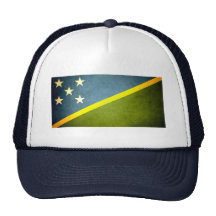 Sol kysst Solomon Island flagga Trucker Kepsar