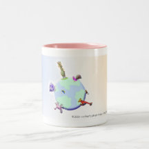 Sol & måne kaffe mugg