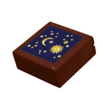 Sol, måne & stjärnor minnessak