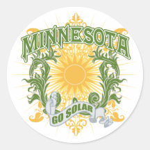 Sol- Minnesota Klistermärken
