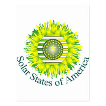 Sol- stater för T28a av Amerika Vykort