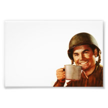 soldat- Cuppa Joe Fotontryck