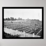 Soldat kyrkogård i Alexandria, VA 1865 Affischer
