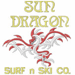 Soldrakesurfa n skidar