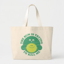 Solen är pröva att döda mig tote bag