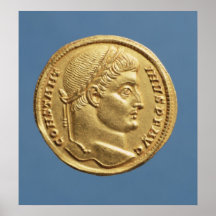 Solidus av Constantine mig Print