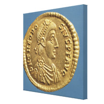 Solidus av Theodosius mig den draperade underbaren Kanvasdukar Med Gallerikvalitet