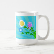 Solig vår blommormugg