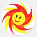Soliga smiley faceklistermärkear