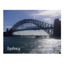 soliga sydney överbryggar vykort