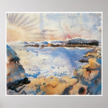 Solnedgång 1914, John Marin Print