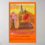 Solnedgång Buddha Posters