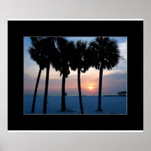 Solnedgång i Clearwater, Florida Posters