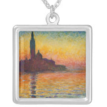 Solnedgång i Venedig, Claude Monet Hängsmycken