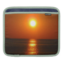 Solnedgång på den Lake Michigan ipad sleeve