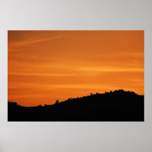 Solnedgång på Piatra Neamt Posters