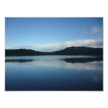 Solnedgång på sjön foton