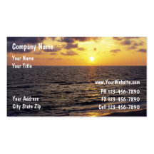 Solnedgångvisitkortar