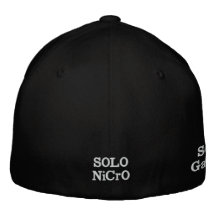 SOLO NiCrO Sladd-Passform Broderade Baseball Kepsar