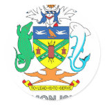 Solomon Emblem Runda Klistermärken