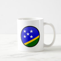 Solomon Island cirklar den kvalitets- flagga Mugg