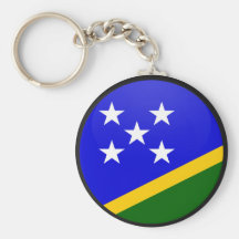 Solomon Island cirklar den kvalitets- flagga Nyckelring