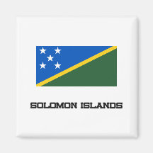 Solomon Island flagga Kylskåpmagneter