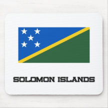 Solomon Island flagga Mus Matta