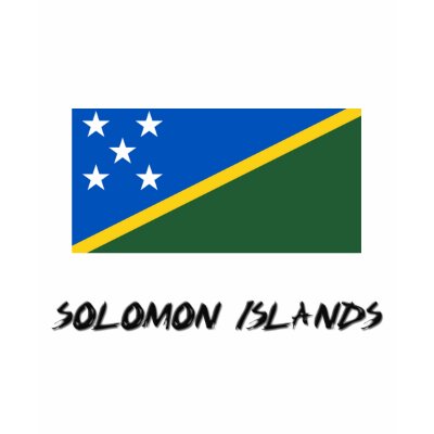 Solomon Island flagga från flagshirt