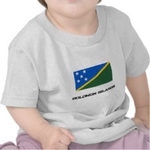 Solomon Island flagga Tee Shirt