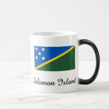 Solomon Island flaggadesign Kaffe Koppar