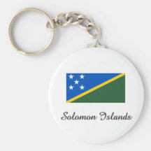 Solomon Island flaggadesign Nyckelringar