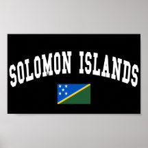 Solomon Island högskolastil Print