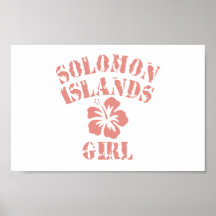 Solomon Island rosaflicka Posters