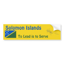 Solomon Island sjunker + Kartlägga bildekalet