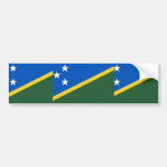 Solomon Island Slovenien flagga Bildekal