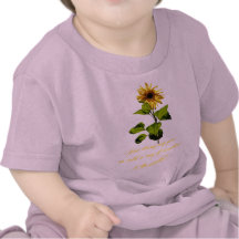 Solros i blå himmel tee shirts