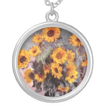 Solrosor Claude Monet Halsband