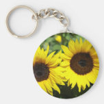 Solrosor Nyckel Ring