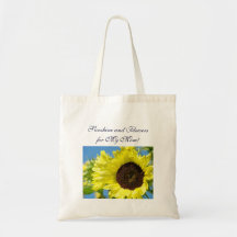 Solsken & blommor för min mamma! tote bagssolros