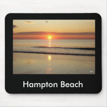 Soluppgång på den Hampton stranden Mus Matta