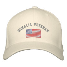 SOMALIA Vet med amerikanska flaggan Broderade Baseball Kepsar