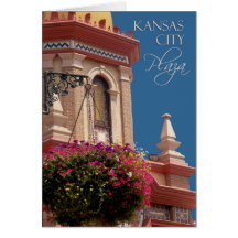 Sommar på den Kansas City Missouri plazaen Kort