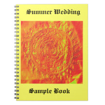 Sommarbröllopsfixaren Spiral Anteckningsböcker