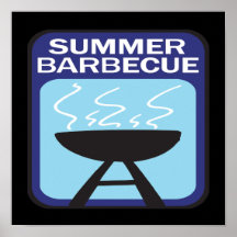 Sommargrillfest Affisch