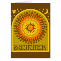 Sommarsol Hälsnings Kort